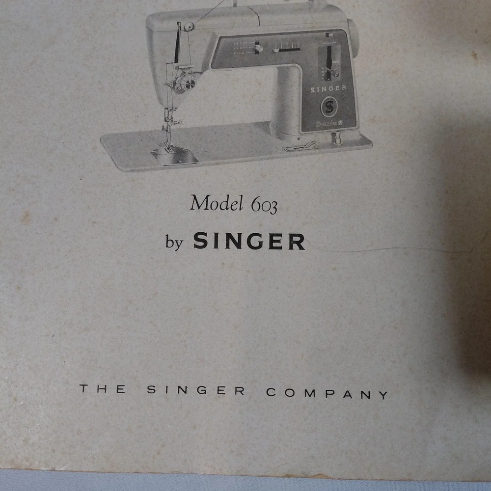 Vintage Singer 603 Sewing Machine Attachments Special Discs Instruction Manual
